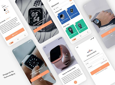 watch selling app branding design e learning app graphic design illustration logo mobile uiux motion graphics ui uiux