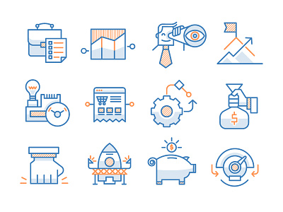 Business Startup Icons