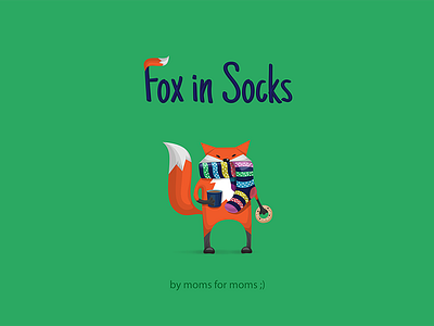 Fox in Socks logo and Identity)