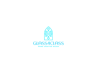 Sophisticated Glass Jewelry Minimalist Logo Design glass design jewelry logo design minimalist sophisticated