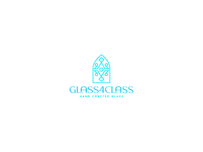 Sophisticated Glass Jewelry Minimalist Logo Design