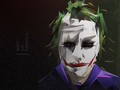 Joker batman illustration joker polygon