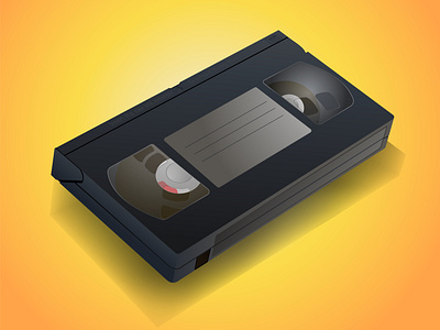 VHS Tape 90s illustration retrowave vector vhs video video tape vintage