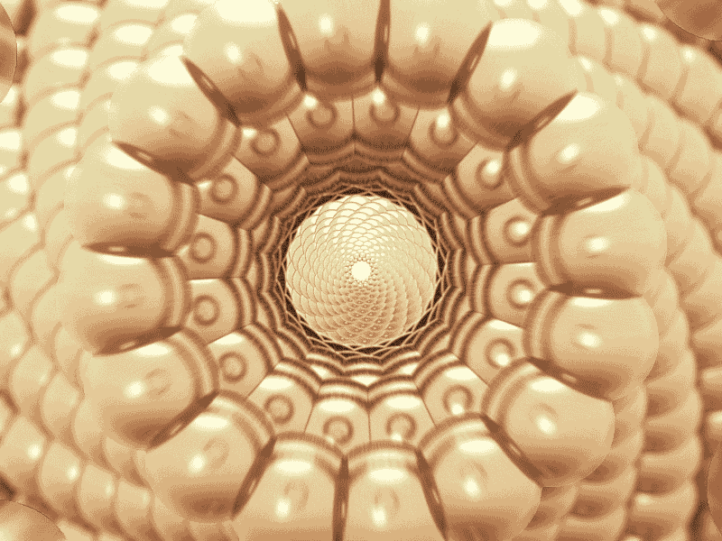 Fibonacci Spiral bwaaaa c4d fibonacci inception loop mograph spiral