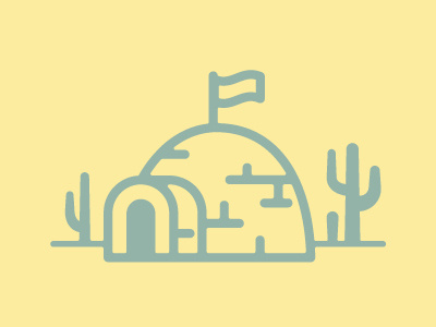 Dream House architecture block cacti cactus desert dome flag funny ice icon igloo landscape