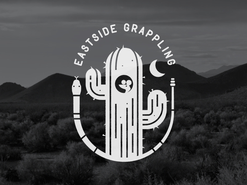 eastside grappling snake icon logo desert cactus rat mouse grappling