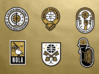 Nike Equality NOLA Patches