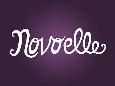 Novoelle Logo Progress custom script hand lettering logo logo text typography