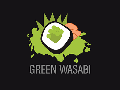 Green Wasabi graphics sushi vector