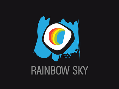 Rainbow Sky graphics sushi vector