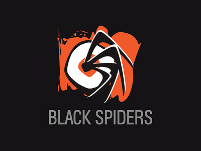 Black Spiders graphics sushi vector