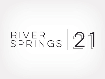 River Springs 21 Logo branding identity logo logotype