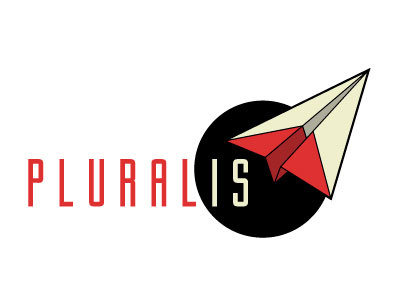 Pluralis logo paper plane plane plural startup test