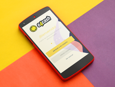 e4cash android app crypto wallet mobile app design ui ux design venezuela