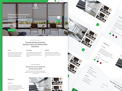 Elo Blinds Landing branding design landing page design logo mexico mexico city responsive responsive design web design web layout