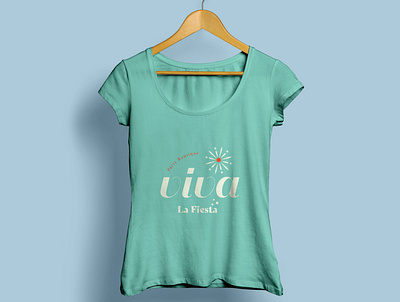 Tshirt for ViVa brand design clothing design green identity illustration logo turquoise venezuela