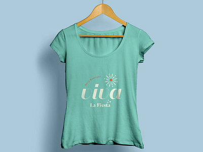Tshirt for ViVa brand design clothing design green identity illustration logo turquoise venezuela