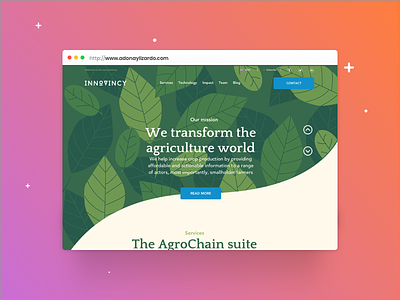 Website redesign farm nature redesign redesign concept responsive technology ux uxui webdesign