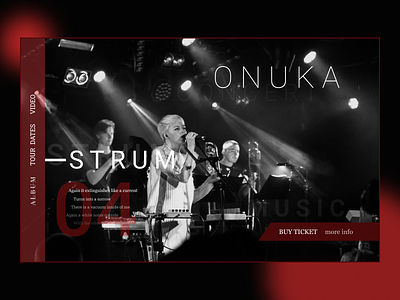 ONUKA - Ukrainian group branding brutalizm design home page ui ux