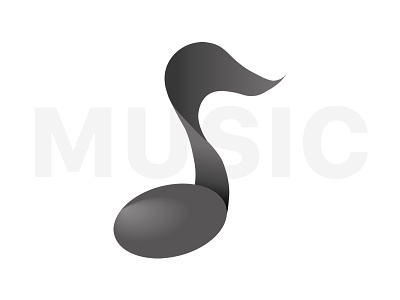 Music Note icon 3d adobe black icon illustration music realist