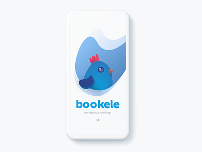 Bookele animation clean design icon logo sketch app typography ui