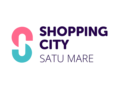 Shopin City brand branding design logo type