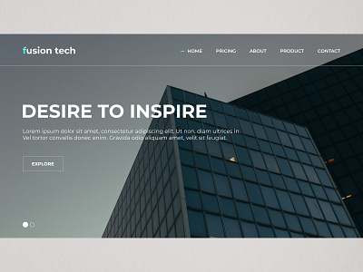 Fusion tech branding design figma ui ux work