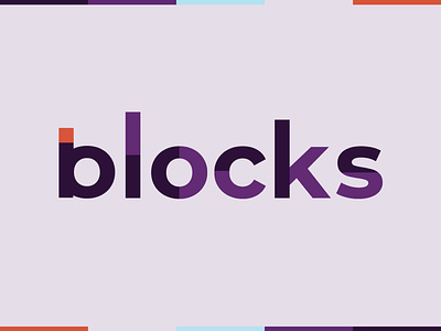 Blocks Logo branding logo minimal
