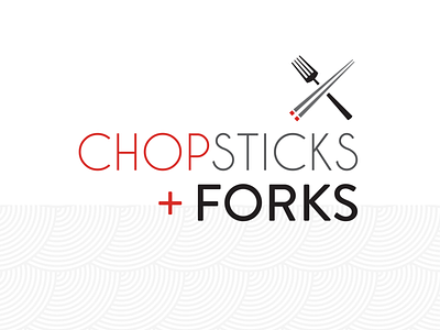 Chopsticks Forks Logo