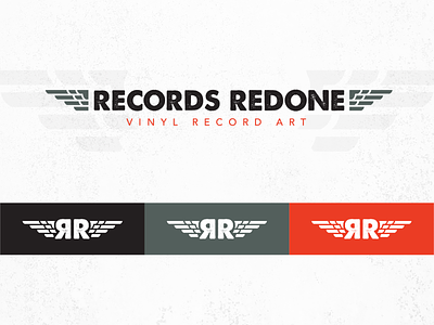 Records Redone Secondary Logos branding branding and identity logo logo design minimal