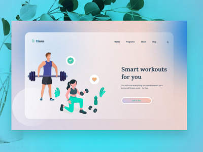 Fitness Website Design designs, themes, templates and downloadable
