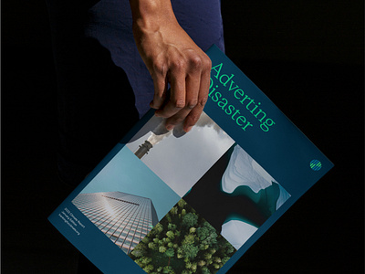 Banking for Climate branding design print