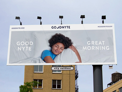 Goodnyte branding design typography