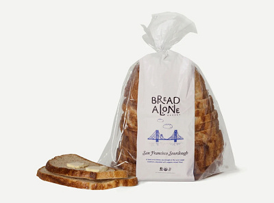 Bread Alone branding design packaging typography