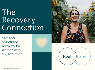 Recovery Connection branding design typography