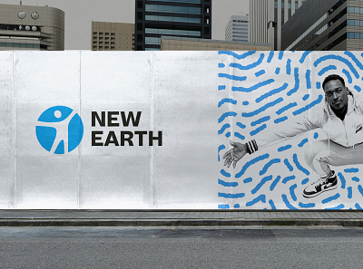 New Earth branding design logo typography