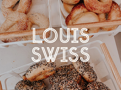 Louis Swiss branding design logo packaging typography