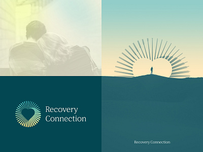 Recovery Connection branding design logo typography
