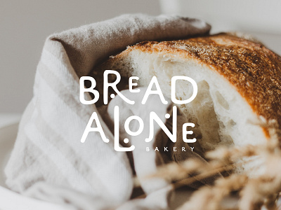 Bread Alone branding design logo typography