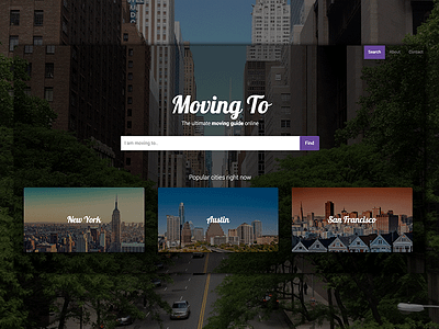 Moving Guide website