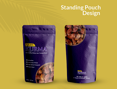 Standing Pouch Aravi Kurma branding design packaging packaging design
