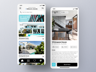 Apartments Rental App Design