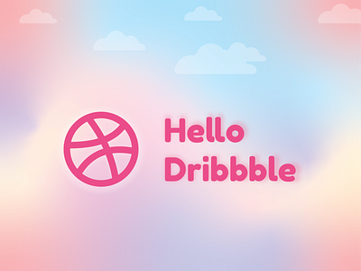 Hello Dribbble! design graphic design icon illustration logo ui vector