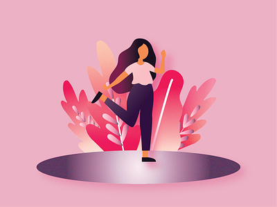 Girl design graphic design icon illustration logo ui vector