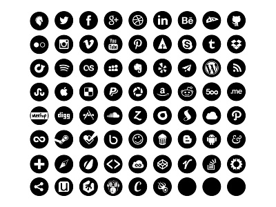 Social Icon Font Final