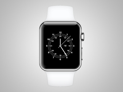 Apple Watch Face ai apple apple watch illustrator vector watch white