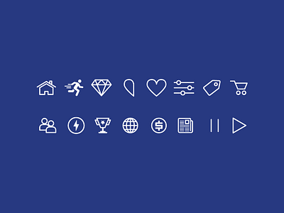 Outline Game UI Icons flat game icons outline symbols ui vector