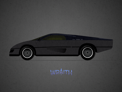 The Wraith car charlie sheen movie rebound wraith