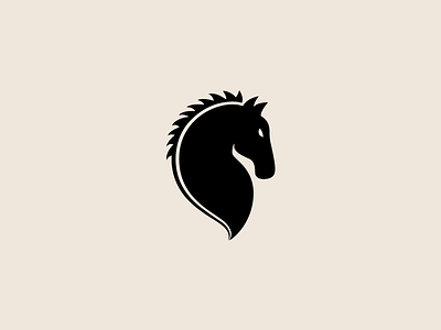 Logo Update ai brand horse icon logo silhouette vector