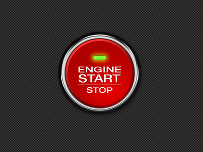 Engine Start/Stop Button button car free resource freebie photoshop psd push to start start ui